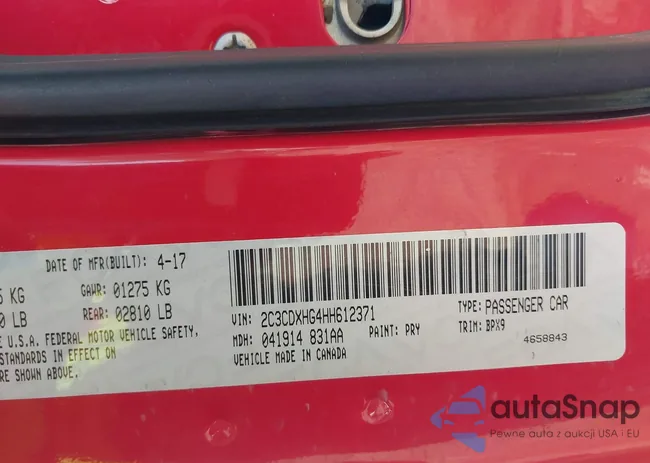 2C3CDXHG4HH612371: 42925274