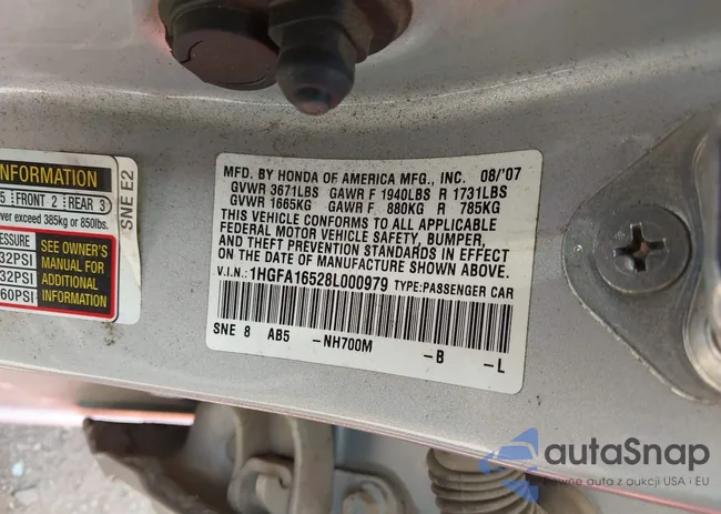 1HGFA16528L000979: 42925636