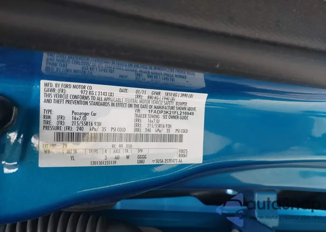 1FADP3K21FL216949: 42926679