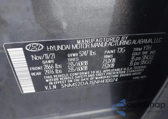 5NMS2DAJ5NH410074: 42926873