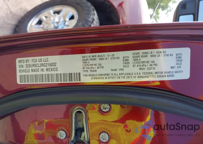 3C6UR5CL3RG216032: 42926901