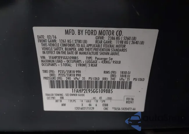 1FAHP2E95GG109885: 42926979