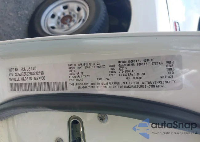 3C6UR5CJ2NG232490: 42927014