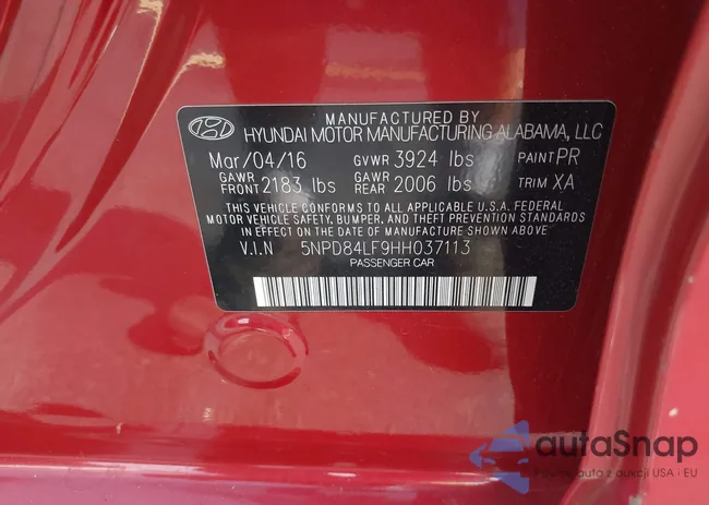 5NPD84LF9HH037113: 42927198