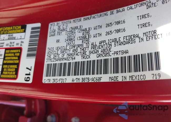 3TMCZ5AN8NM482764: 42927218