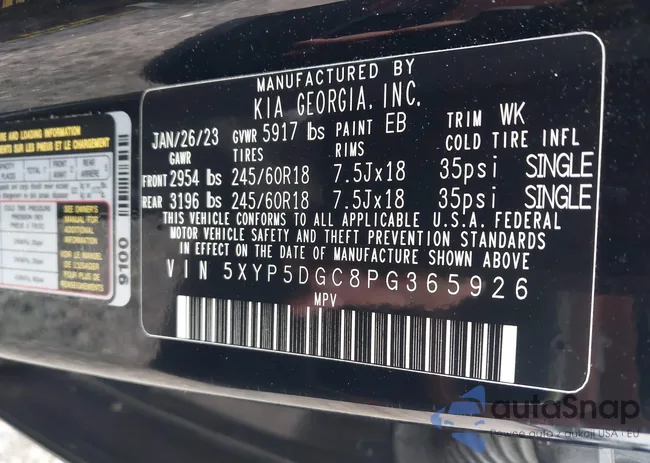 5XYP5DGC8PG365926: 42926274