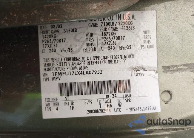 1FMFU17LX4LA07932: 42926284