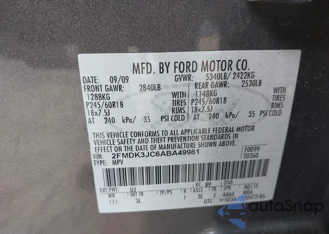 2FMDK3JC6ABA49981: 42926365