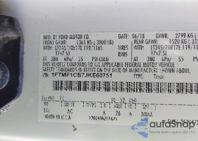 1FTMF1CB7JKE60751: 42926472