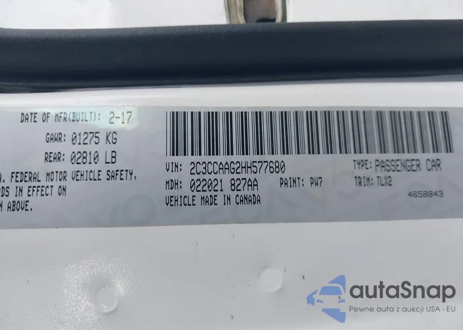 2C3CCAAG2HH577680: 42927930