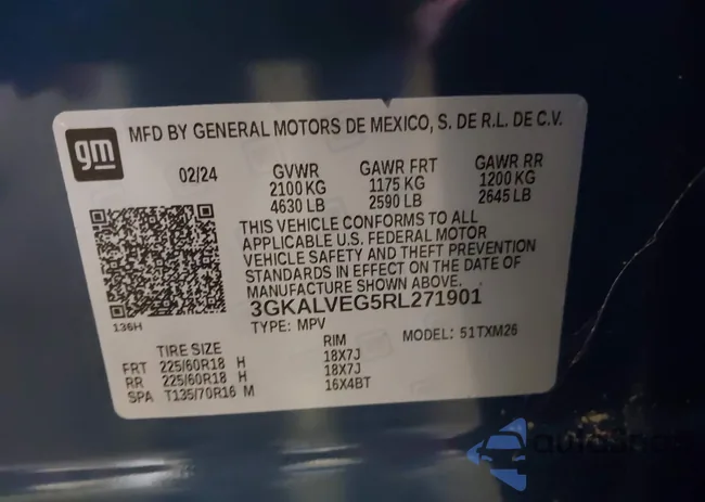 3GKALVEG5RL271901: 42927431