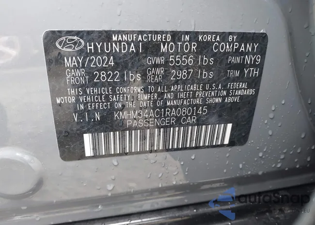 KMHM34AC1RA080145: 42928948