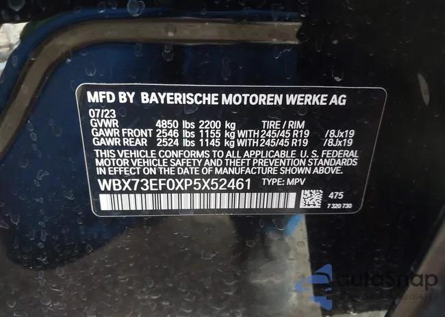 WBX73EF0XP5X52461: 42929063