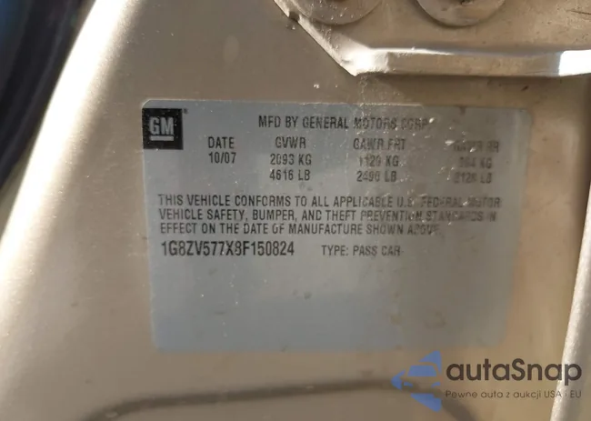 1G8ZV577X8F150824: 42929149