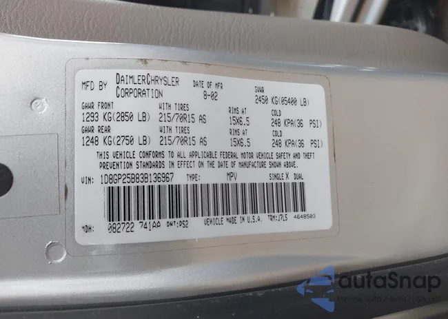 1D8GP25B83B136967: 42929172