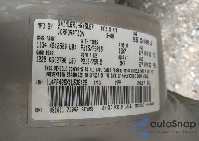 1J4FF48SX1L538429: 42929187