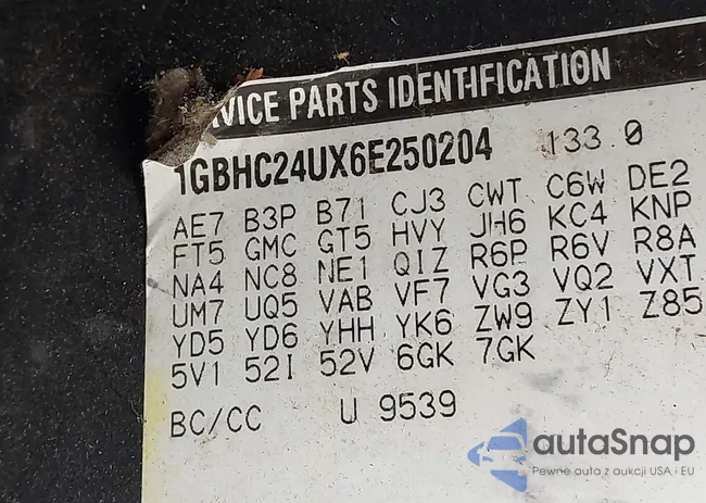 1GBHC24UX6E250204: 42929191