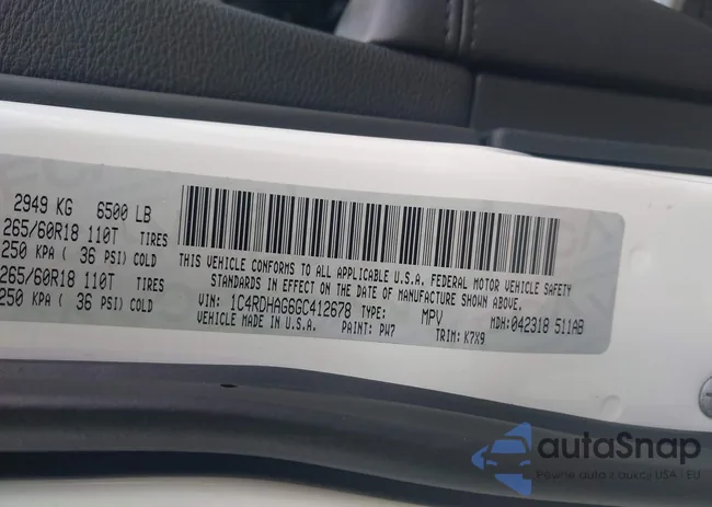 1C4RDHAG6GC412678: 42929217