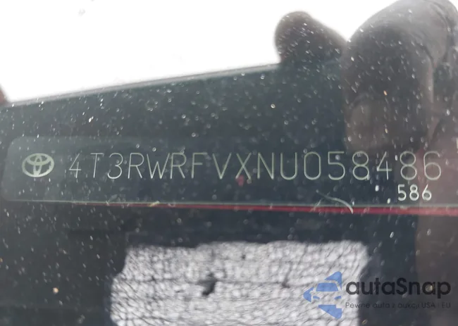 4T3RWRFVXNU058486: 42929764