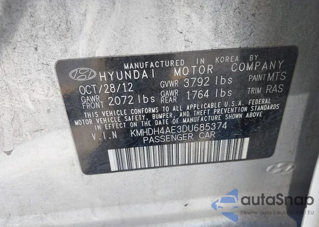 KMHDH4AE3DU685374: 42929791