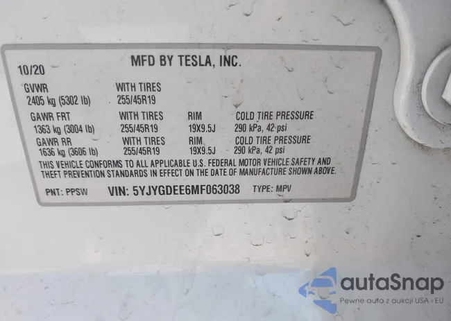 5YJYGDEE6MF063038: 42929914