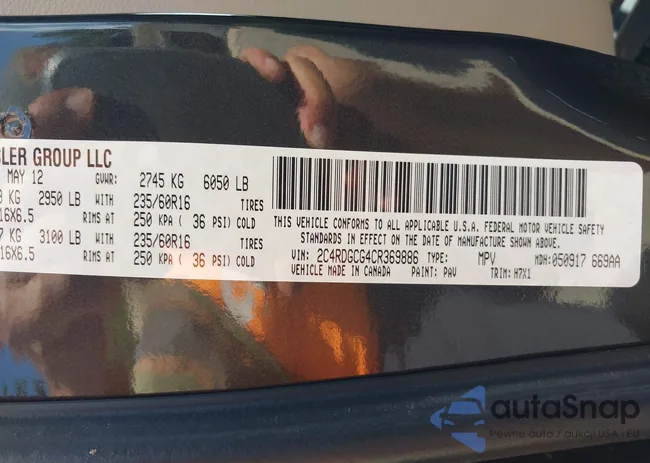 2C4RDGCG4CR369886: 42929937