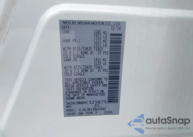 5N1AL0MN0EC525675: 42930024