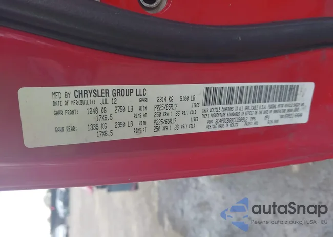 3C4PDCBG9CT390912: 42929484