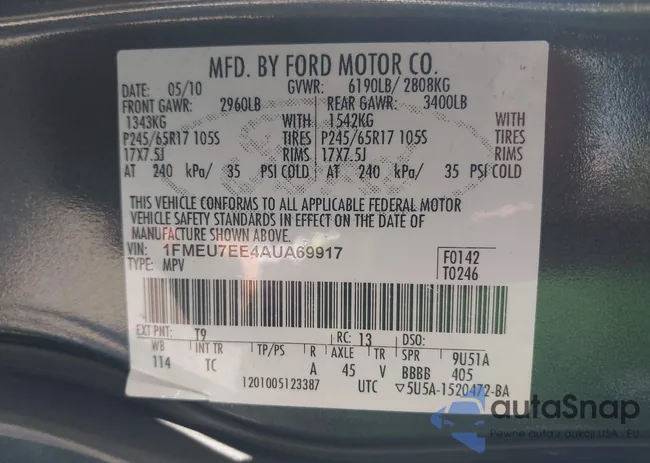 1FMEU7EE4AUA69917: 42929503