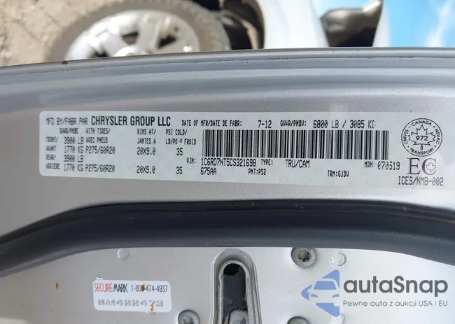 1C6RD7NT5CS321698: 42929641