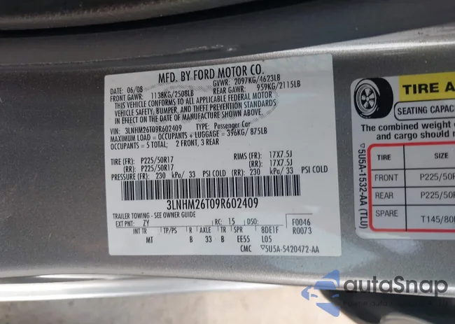 3LNHM26T09R602409: 42930694