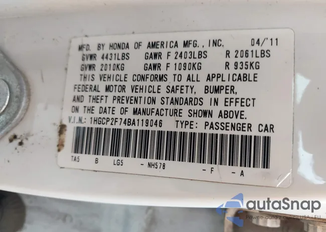 1HGCP2F74BA119046: 42930776