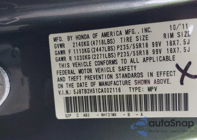 5J8TB2H51CA002116: 42930862