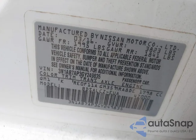 3N1AB7AP3GY249835: 42930932