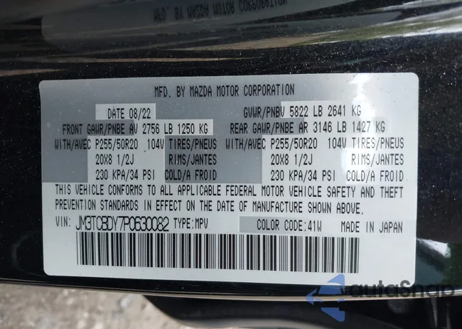 JM3TCBDY7P0630082: 42930948