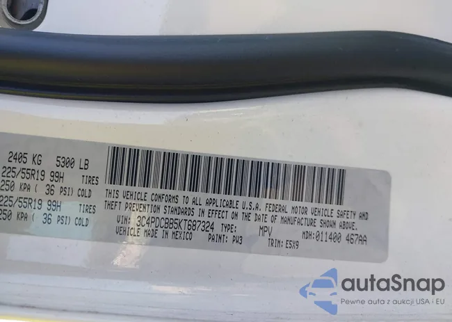 3C4PDCBB5KT687324: 42931077