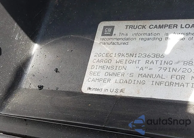 2GCEC19K5N1236386: 42931194