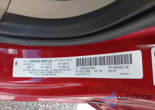 1C3BCBEG6CN279919: 42930338