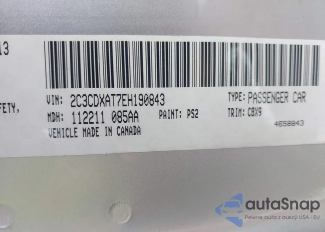 2C3CDXAT7EH190843: 42930346