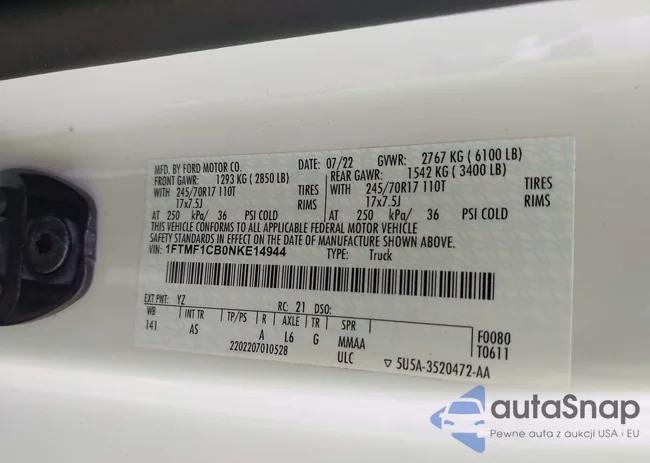 1FTMF1CB0NKE14944: 42930413