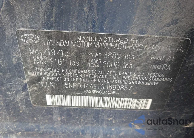 5NPDH4AE1GH699857: 42930587