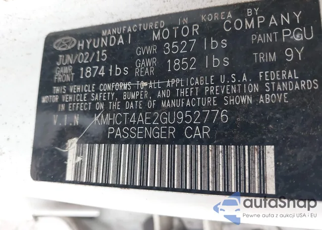 KMHCT4AE2GU952776: 42932054