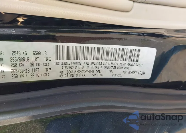 1C4RJFBG8KC527979: 42932129