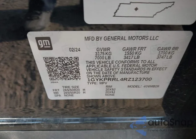 1GYKPRRL4RZ123700: 42931392