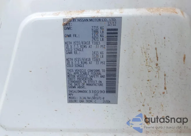 5N1AL0MN0DC330190: 42931411