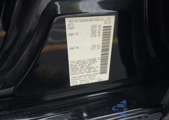 1N4AL3AP0FN921287: 42933029