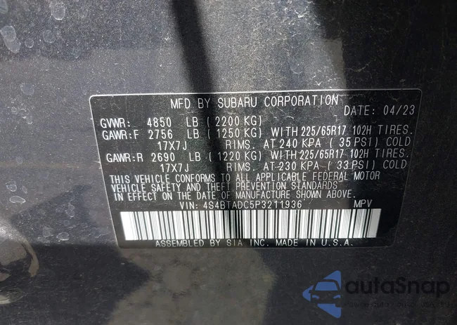 4S4BTADC5P3211936: 42933113