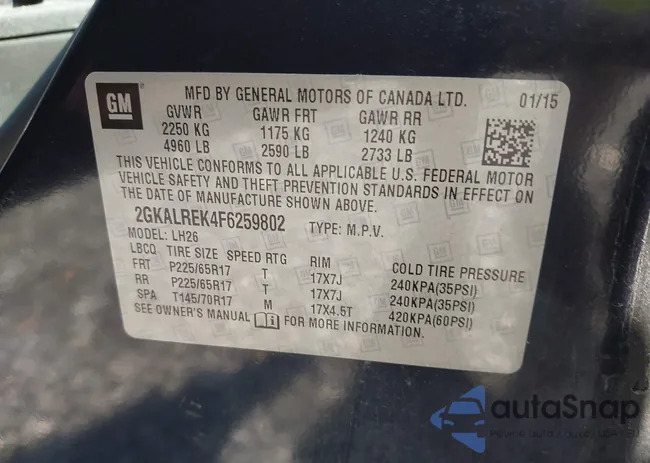 2GKALREK4F6259802: 42933147