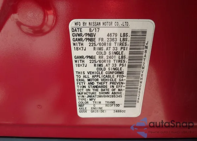 JN8AT2MV6HW285345: 42933183