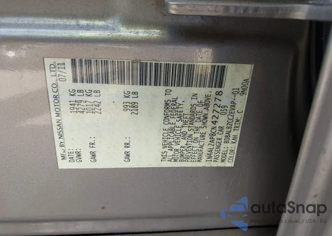 1N4AL2AP8CN427278: 42932280